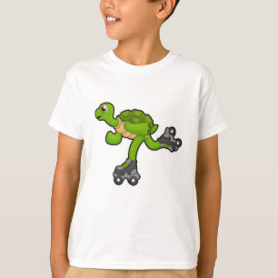 Turtle as Skater with Roller skates T-Shirt