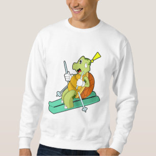 Turtle as Skier with Ski Sweatshirt