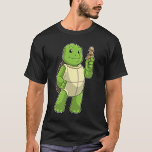 Turtle at Chess with Chess piece Pawn T-Shirt