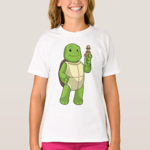 Turtle at Chess with Chess piece Pawn T-Shirt
