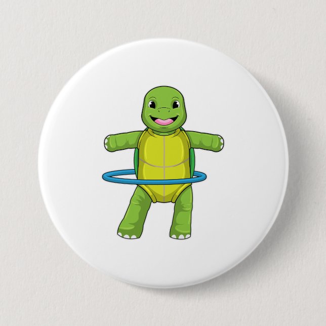 Turtle at Fitness with Fitness tires Button (Front)