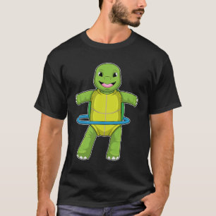 Turtle at Fitness with Fitness tires T-Shirt