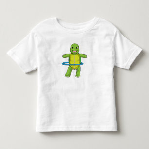 Turtle at Fitness with Fitness tires Toddler T-shirt