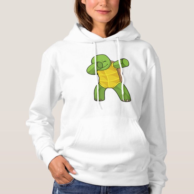 Turtle at Hip Hop Dance Dab Hoodie (Front)