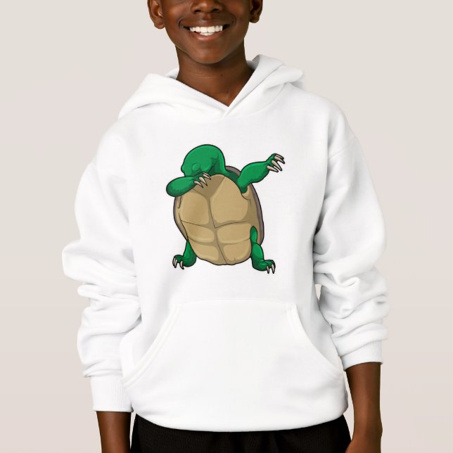 Turtle at Hip Hop Dance Dab Hoodie (Front)