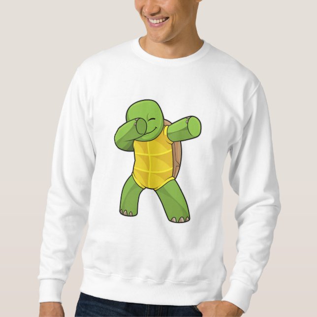 Turtle at Hip Hop Dance Dab Sweatshirt (Front)