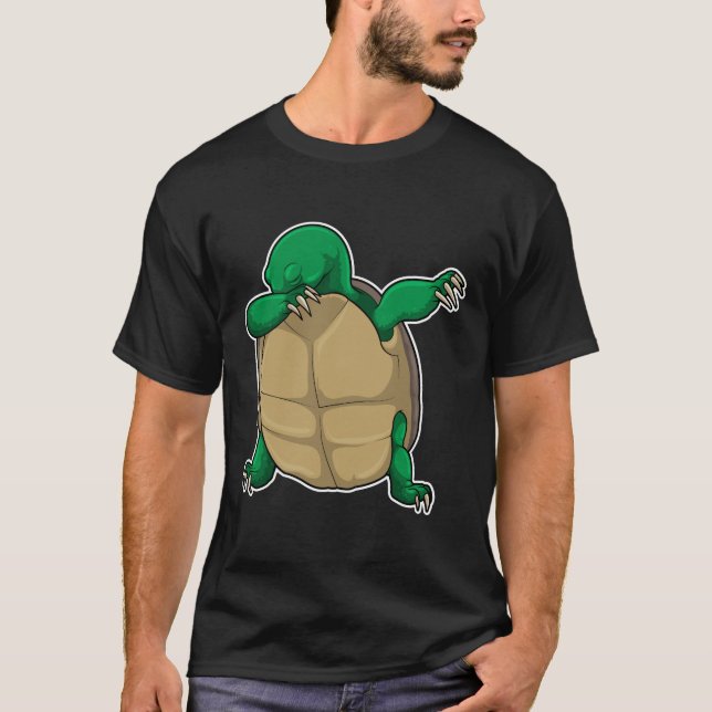 Turtle at Hip Hop Dance Dab T-Shirt (Front)