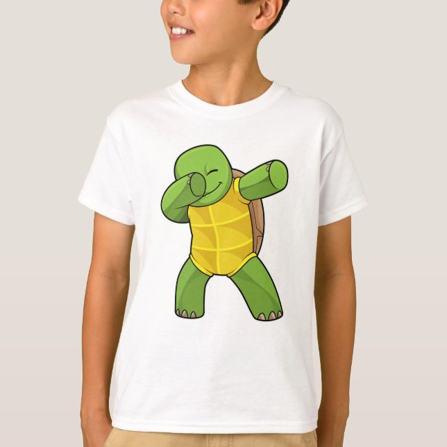 Turtle at Hip Hop Dance Dab T-Shirt (Front)