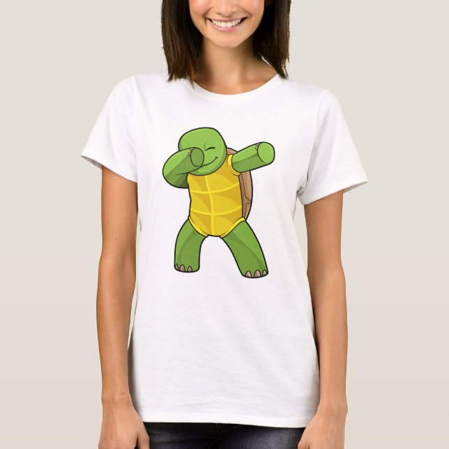 Turtle at Hip Hop Dance Dab T-Shirt (Front)
