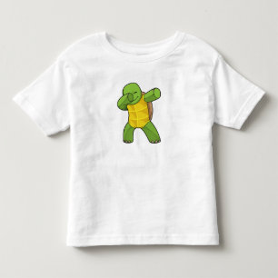 Turtle at Hip Hop Dance Dab Toddler T-shirt