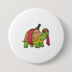 Turtle at Martial arts with Sword Button