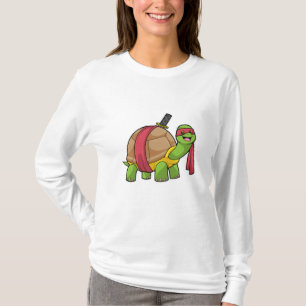 Turtle at Martial arts with Sword T-Shirt