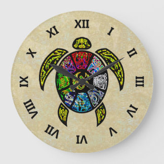 Turtle Ba-Gua Large Clock