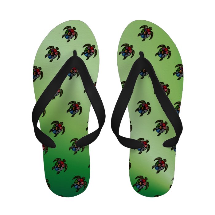 Turtle Ba Gua Sandals