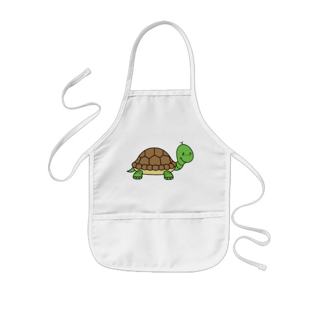 Turtle baby apron (Front)
