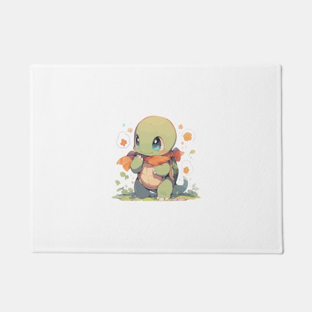 Turtle Baby Turtle Turtle Tank Lizard Lizard Doormat (Front)