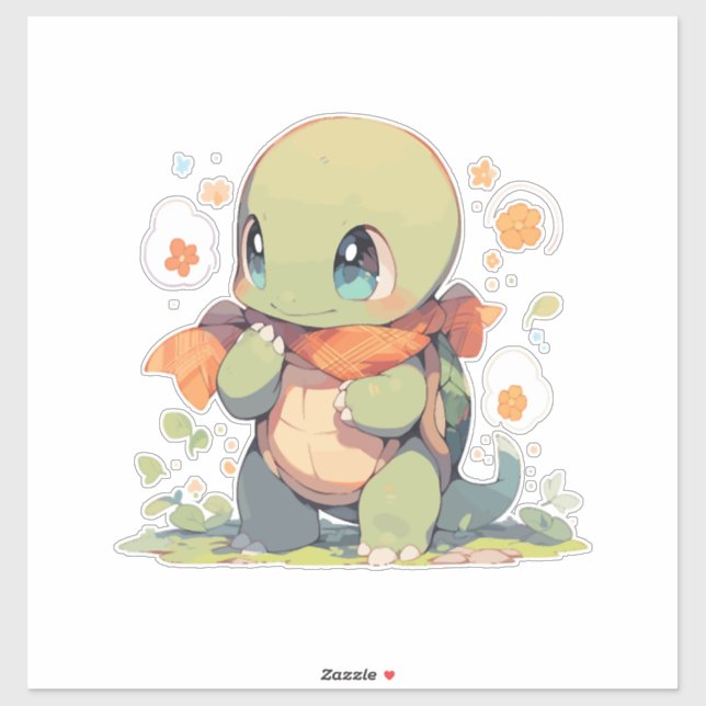 Turtle Baby Turtle Turtle Tank Lizard Lizard Sticker (Sheet)