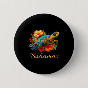Turtle bahamas souvenir_bahamas button