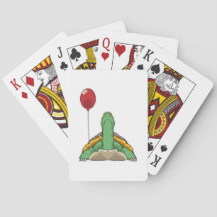 Turtle Balloon Poker Cards