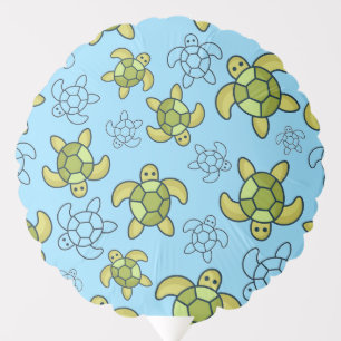 Turtle Balloon, Sea Turtle Birthday Party Balloon