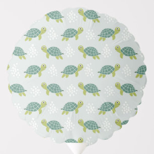 Turtle Balloon, Watercolor Sea Turtle Party Balloon