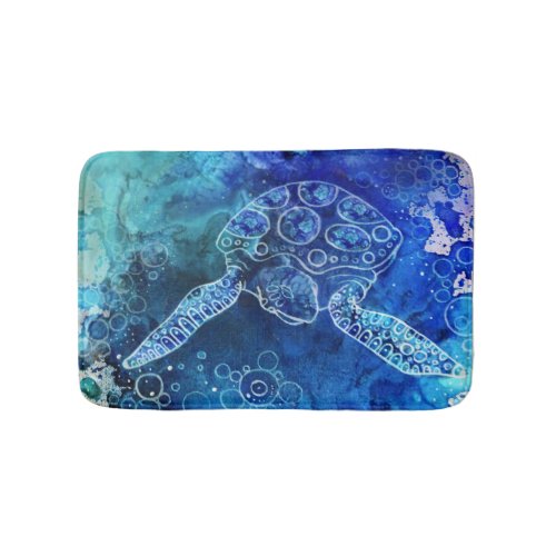 Turtle bath mat original by miart bath mat