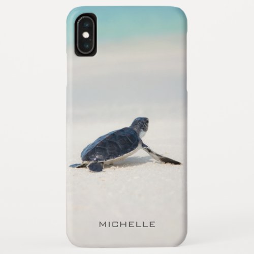 Turtle Beach Journey Personalized Name  Nature iPhone XS Max Case