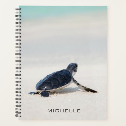 Turtle Beach Journey Personalized Name  Nature Planner