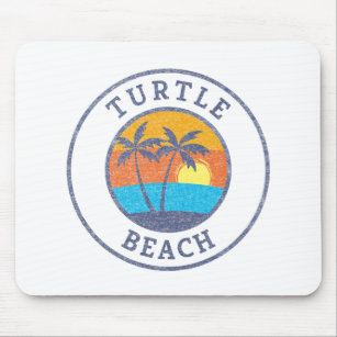 Turtle Beach, St. Croix, Usvi Faded Classic Style Mouse Pad