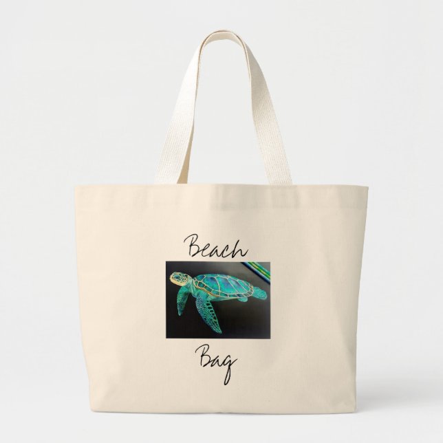 Turtle beach tote bag (Front)