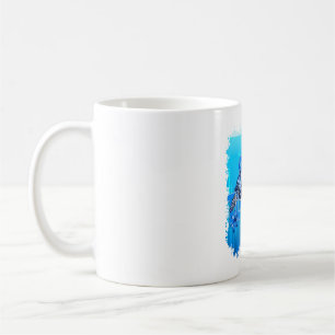 Turtle Blue Sea Square Coffee Mug