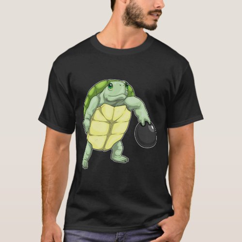 Turtle Bowling Bowling ball T_Shirt