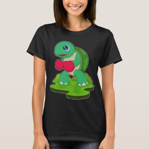 Turtle Boxer Boxing gloves Boxing T_Shirt