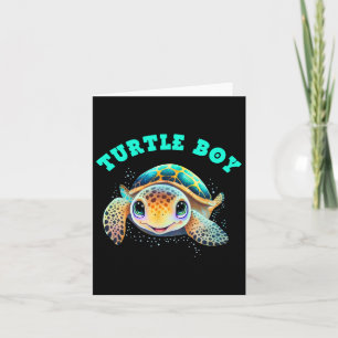Turtle Boy Earth Day Favors Earth Day Card