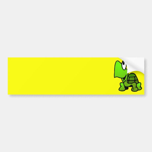 Turtle Bumper Sticker (Front)