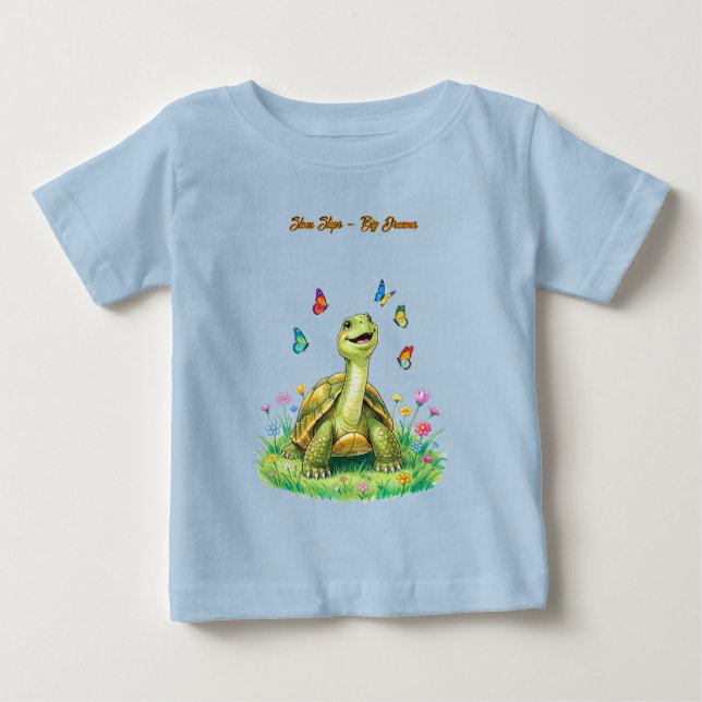 Turtle Butterfly Toddler T-shirt (Front)