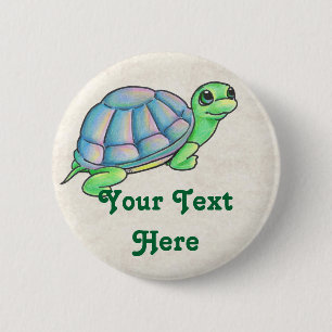 Turtle Buttons Template
