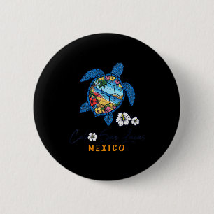 Turtle Cabo San Lucas Mexico Vacation Summer Men W Button