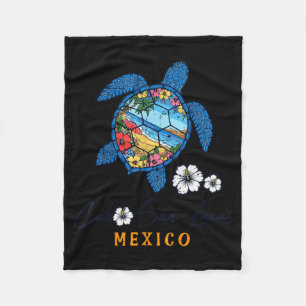 Turtle Cabo San Lucas Mexico Vacation Summer Men W Fleece Blanket