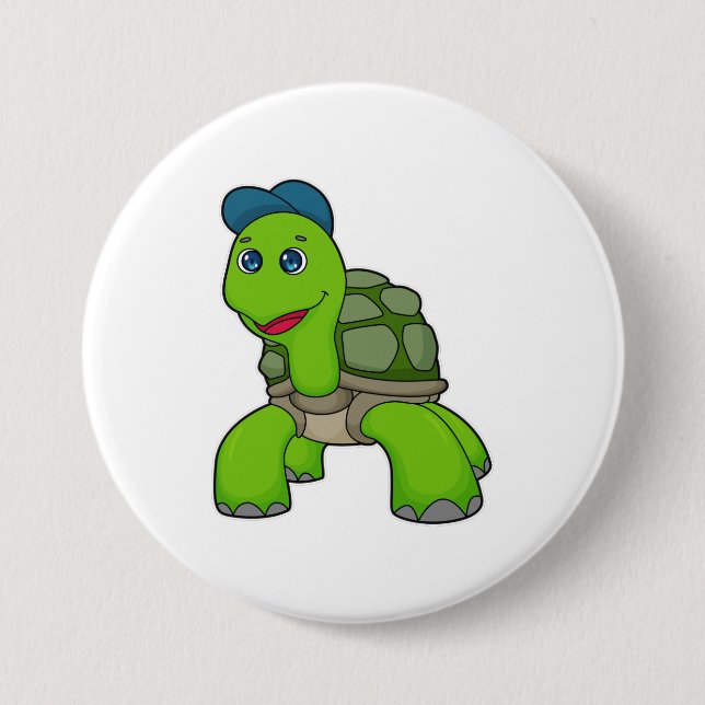 Turtle Cap Button (Front)