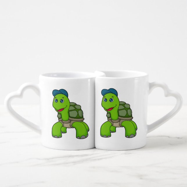 Turtle Cap Coffee Mug Set (Front Nesting)