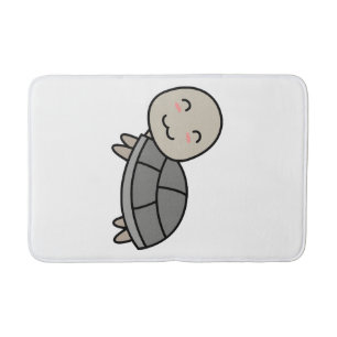 Turtle cartoon animal bath mat