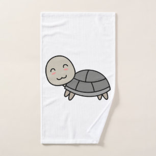 Turtle cartoon animal hand towel 