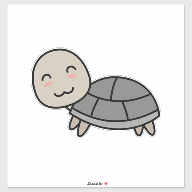 Turtle cartoon animal sticker (Sheet)