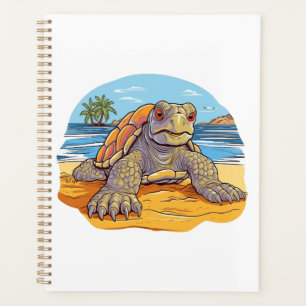 Turtle Cartoon beach Planner