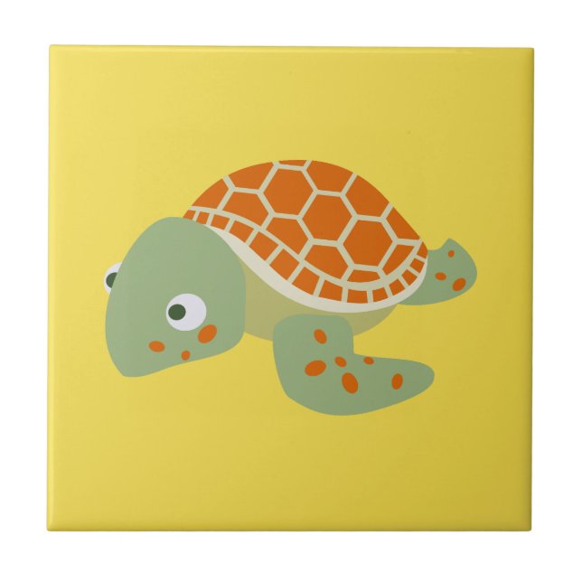 Turtle Ceramic Tile (Front)
