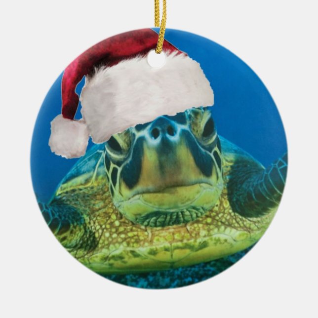 Turtle Christmas Ornament (Front)