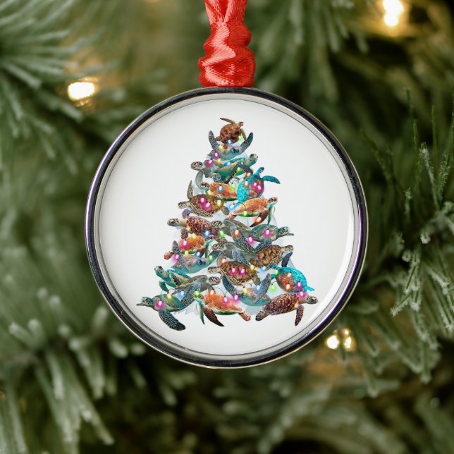Turtle Christmas Tree Ornament Xmas Tree Toppers (Tree)