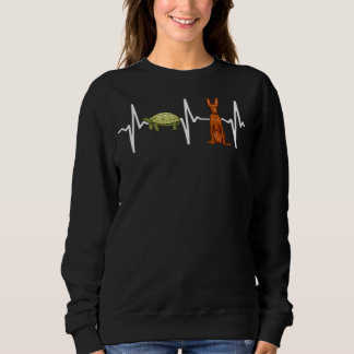 Turtle Cirnechi Dellu2019etna Heartbeat Dog Sweatshirt