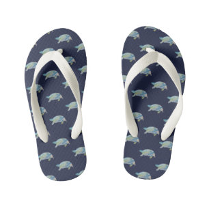 Turtle Coastal Style Flip Flops